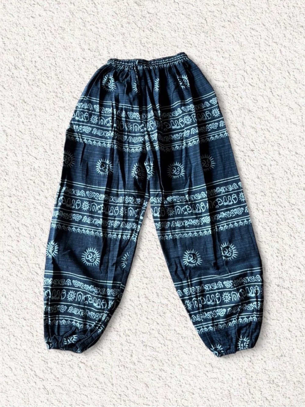 Women's Grey Printed Elastic-Hem Joggers